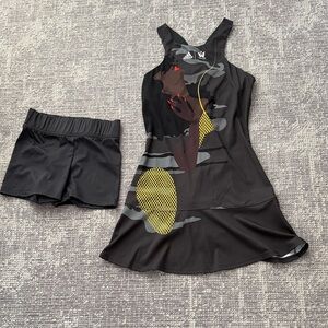 Adidas Thebe Magugu tennis dress with with Shorts